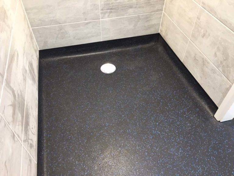 Bathroom safety flooring